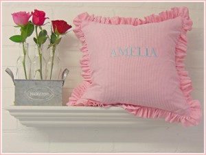 Amelia Pink Gingham with midi Frill (1)